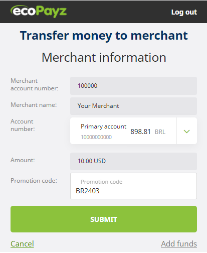 Promosyon kodunu nasıl kullanırım?